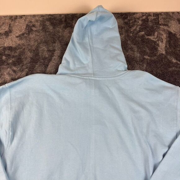 Yu-Gi-Oh! Gilgamesh Hoodie Sweatshirt Sz XL Light Blue Fleece Embroidered - Picture 9 of 10